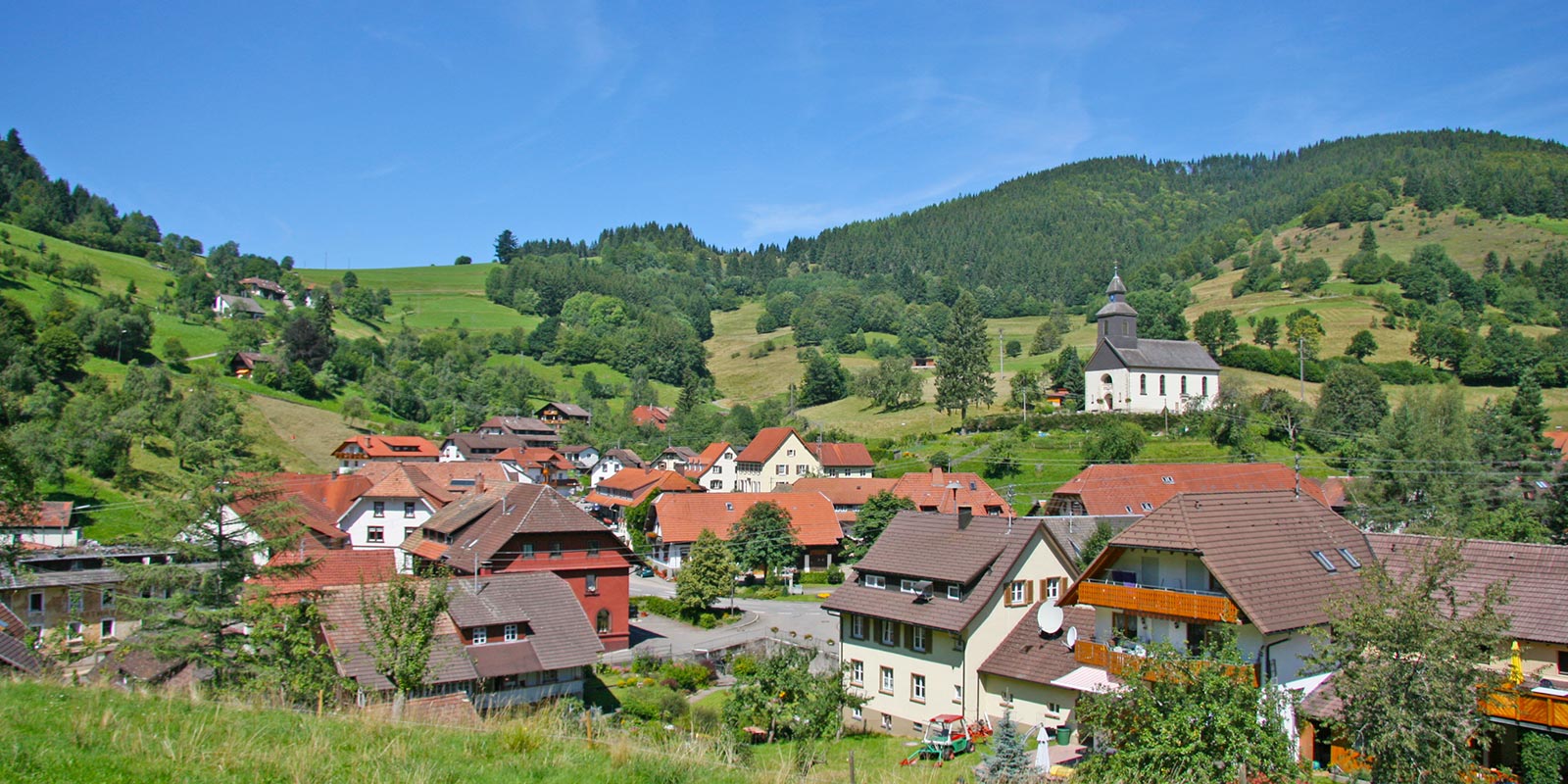 Aussicht bis in die Alpen